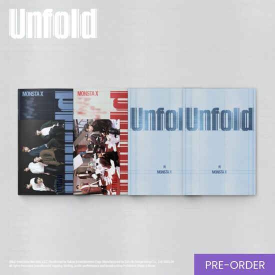 {PRE-ORDER} MONSTA X - English Album [Unfold] (Standard Ver.)